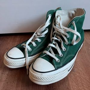 Gently used “midnight clover” Chuck Taylor 70’s canvas converse